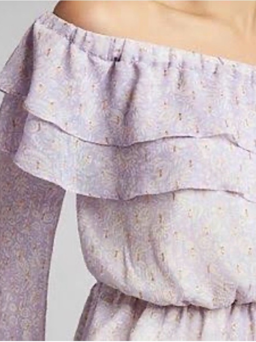 Express Off‑Shoulder Romper with Ruffles – XL - Picture 6 of 9